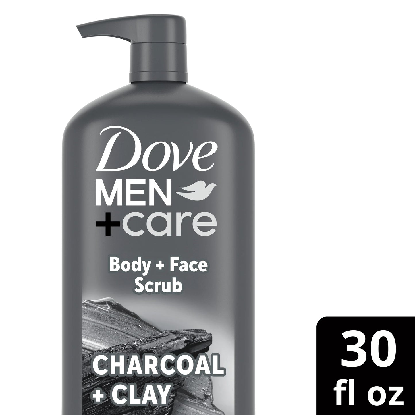 (4 Pack)  Elements Liquid Body Wash and Face Wash Charcoal + Clay Nourishing Cleanser, 30 Oz